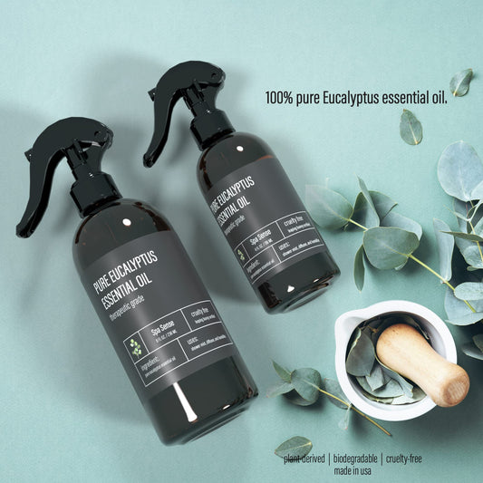 Spa Sense Pure Eucalyptus Shower Mist dispenses evenly for invigorating steam