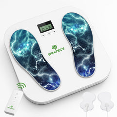 SPA4PIEDS foot massager with remote control for easy at-home relief and personalized sessions.