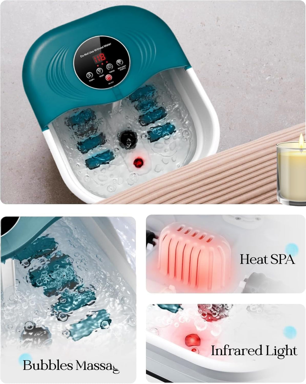 SPA4PIEDS pumice stone set smooths rough skin after soaking