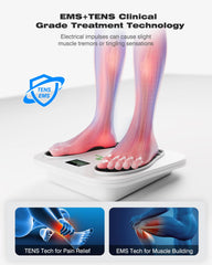 SPA4PIEDS TENS EMS electrode pads provide precise nerve and muscle therapy for feet.