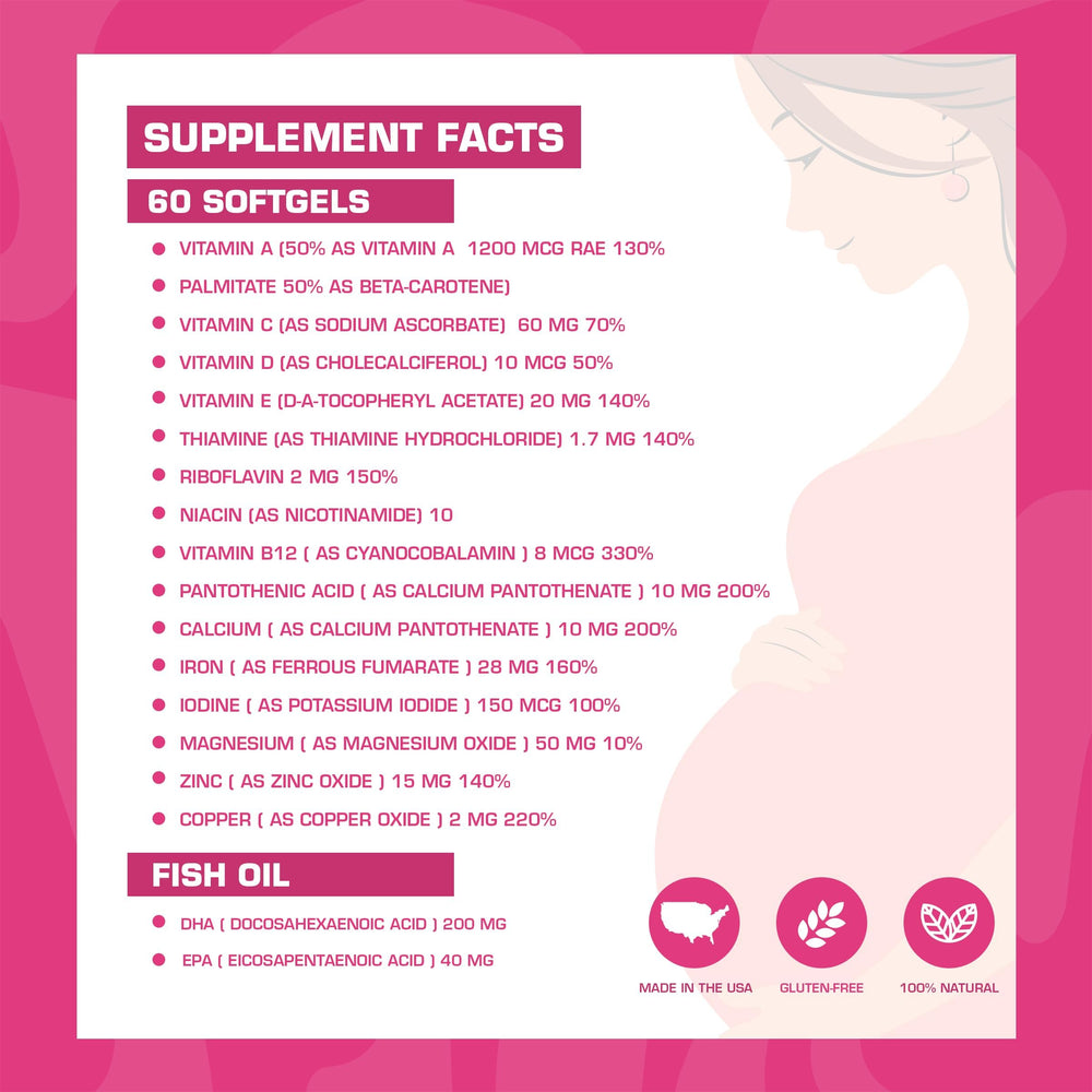 Omega-3 DHA label emphasizing heart-friendly nutrients.