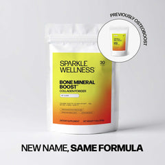 Fortibone mixed berry powder in glass ready to drink