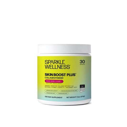 Sparkle Wellness VERISOL bottle ready for daily skin support.