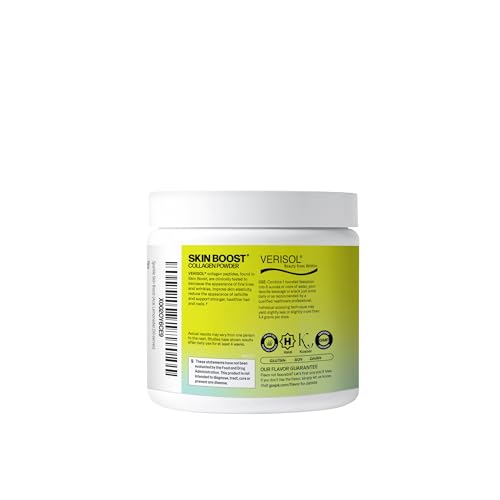 Glass with Sparkle Wellness VERISOL collagen acai lemonade powder dissolving for hydration