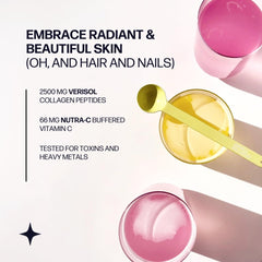 Label of Sparkle Wellness VERISOL collagen showing formula details