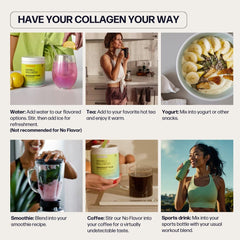 Yogurt bowl with Sparkle Wellness VERISOL collagen, flavorless additive