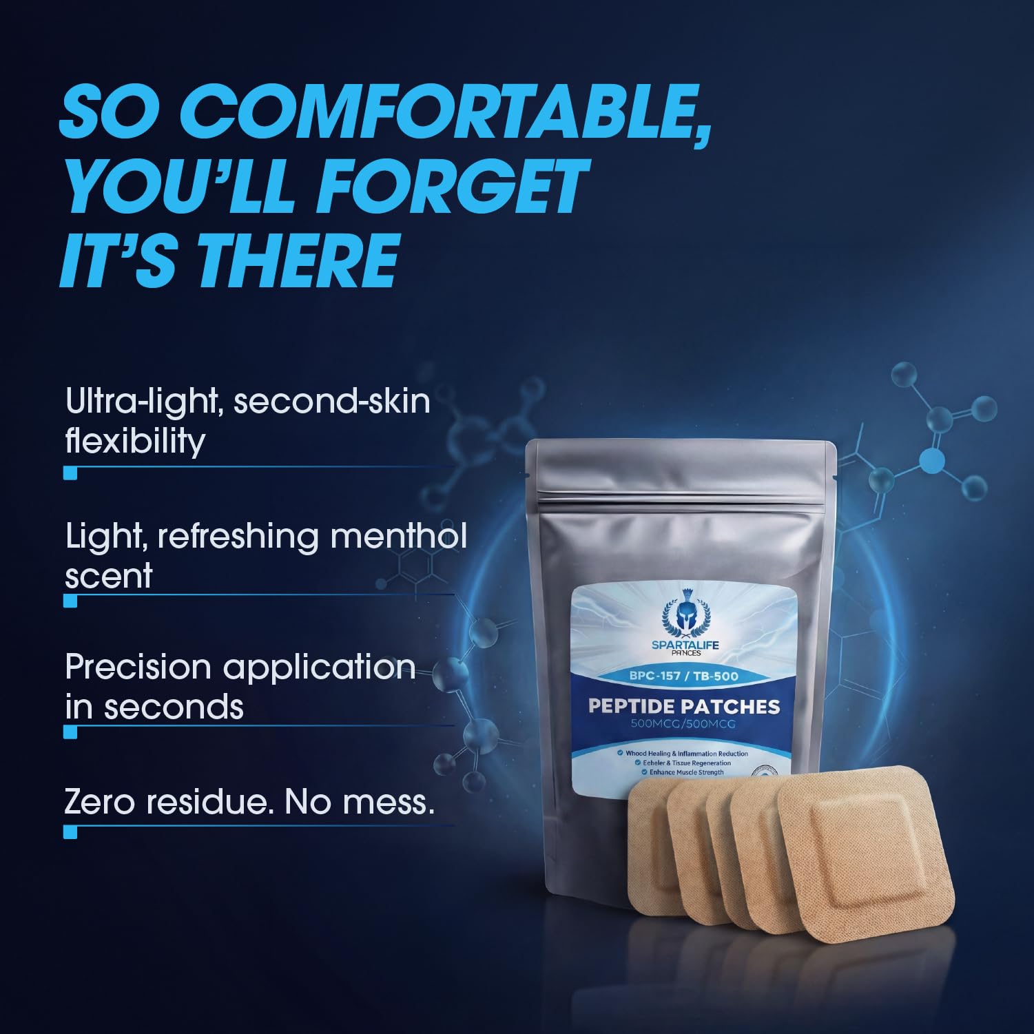 SpartaLife patch fits runners and gym routines