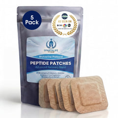 SpartaLife Peptide Recovery Patch box displays a convenient wearable recovery option.