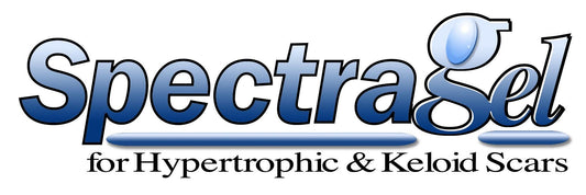SpectraGel gel being applied to skin to cover and hydrate a scar discreetly