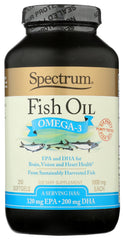 Spectrum Essentials softgels bottle front view shows convenient daily omega-3 source