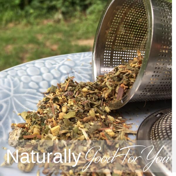 SpeedyVite Blood Lifeboost Tea steeping water showing infusion potential.