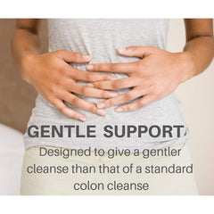 SpeedyVite Happy Colon capsules close-up highlighting plant-based cleansing potential.