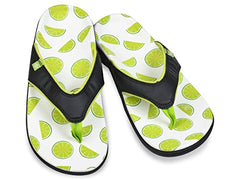 Spenco Total Support Footbed in Yumi Fruitopia Limes supports arches for all day comfort