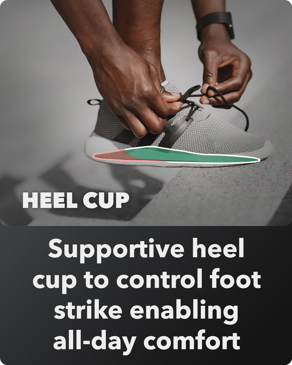 Spenco Rx Arch Support odor-control fabric keeps feet fresh