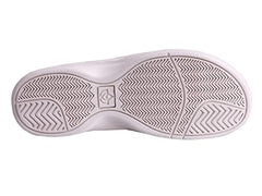 Spenco Starboard metatarsal pale blush feature reduces forefoot pressure.