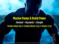 Spike Igniter CherryBerry ingredients-graphic highlighting beta-alanine, citrulline, caffeine.