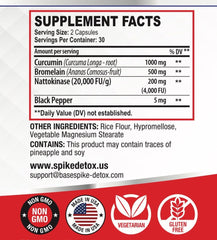 Spike Protein Detox ingredient nattokinase capsule close-up highlighting potency and natural sourcing.