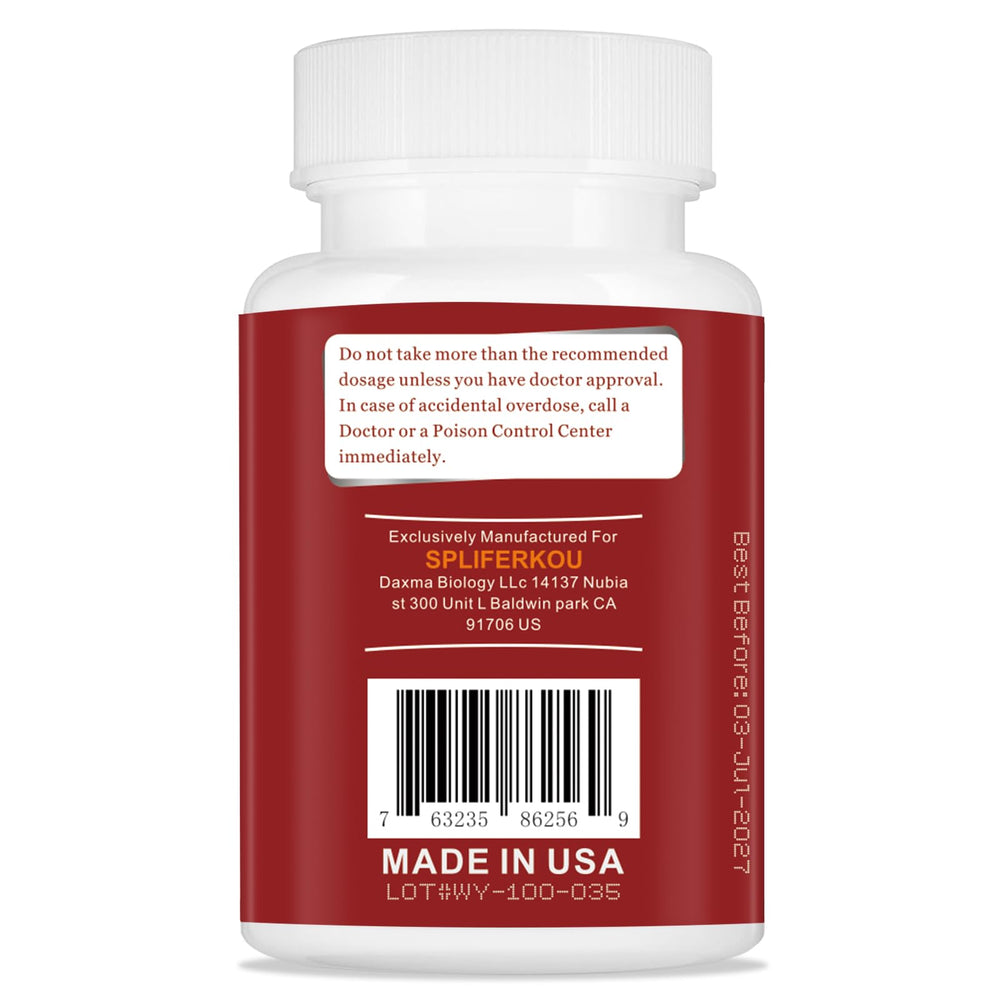 Spliferkou 60-day supply packaging emphasizing value