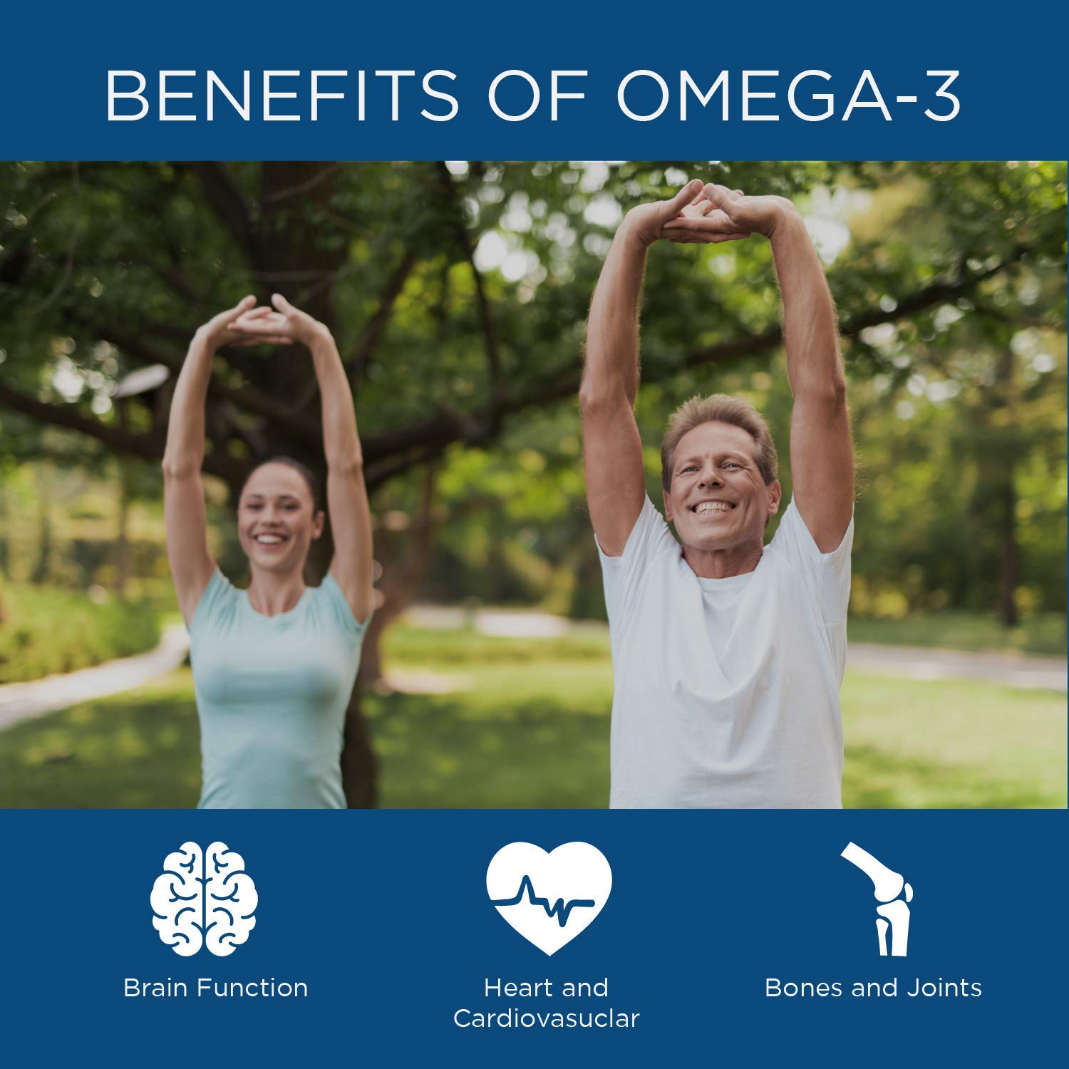 Spoonful Omega 3 burpless softgels in close-up for gentle intake.