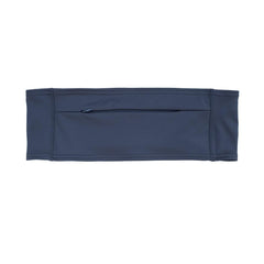 Spoonie Threads Double Pocket Belt front view with soft fabric for hands-free active wear