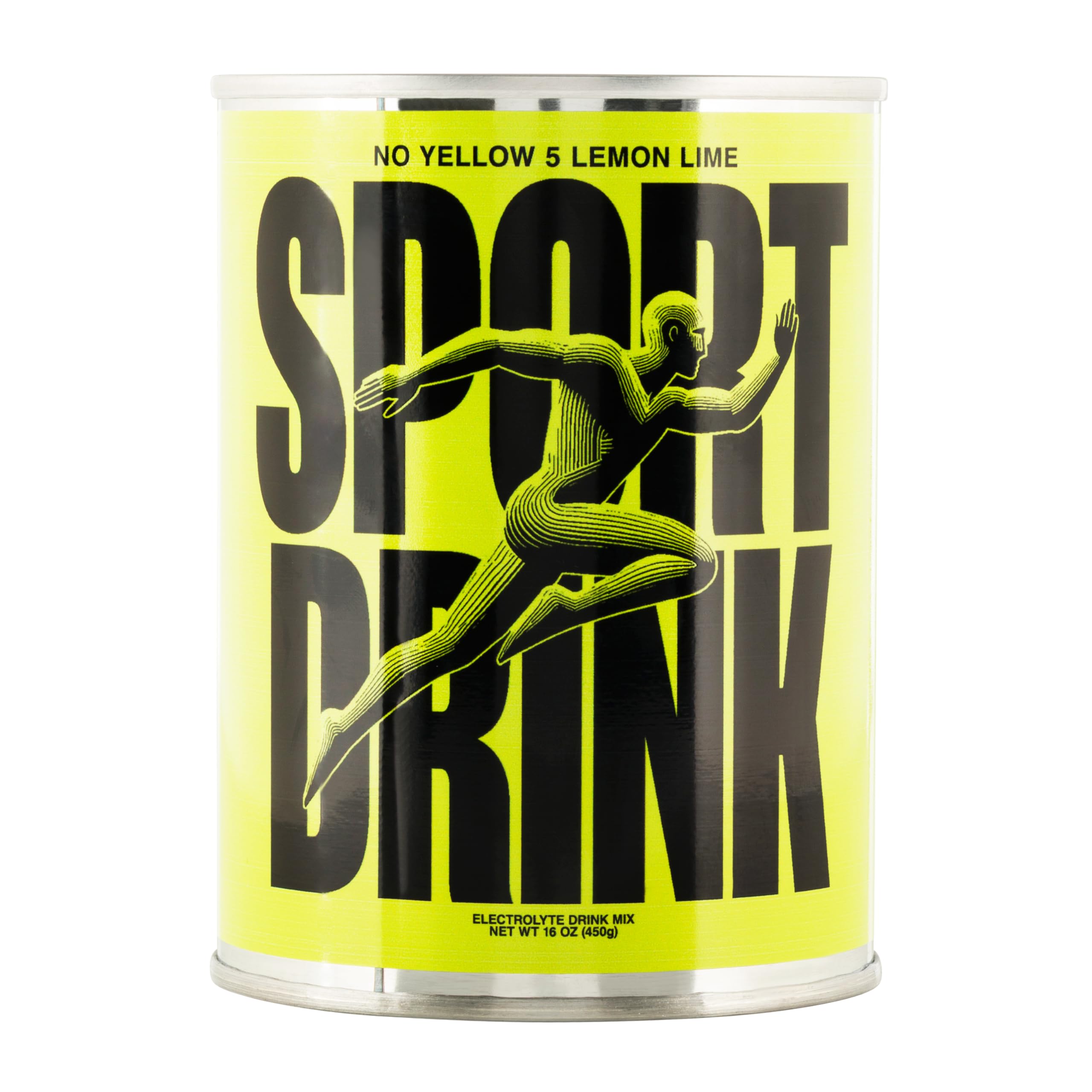 Sport Drink lemon-lime electrolyte powder dissolving for refreshing real-fruit hydration