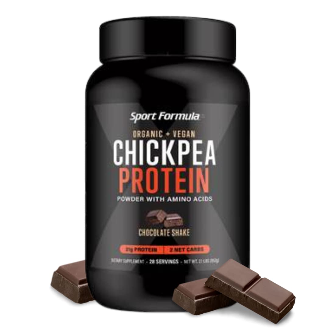 Sport Formula 99 chickpea protein powder bag – organic plant-based protein for lean gains.