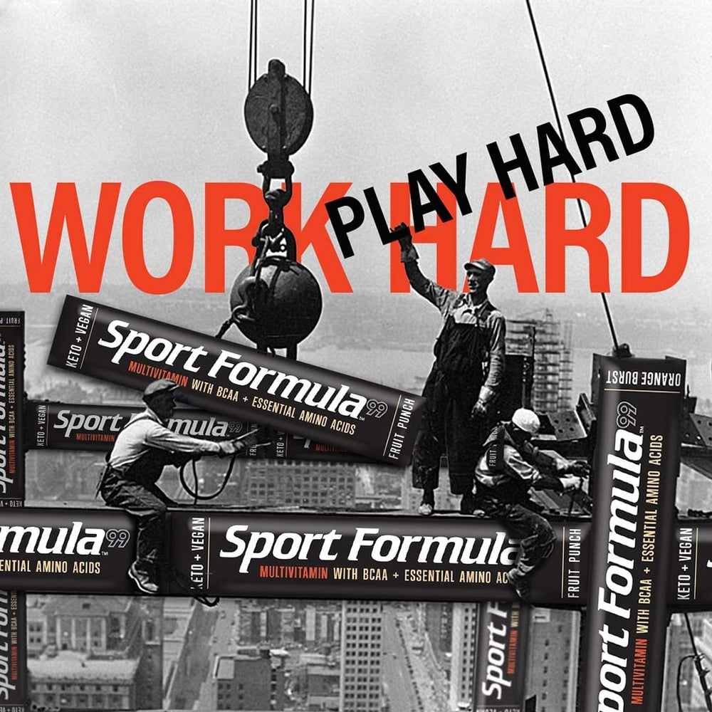 Sport Formula 99 natural flavoring offers tasty, preservative-free daily vitamins.