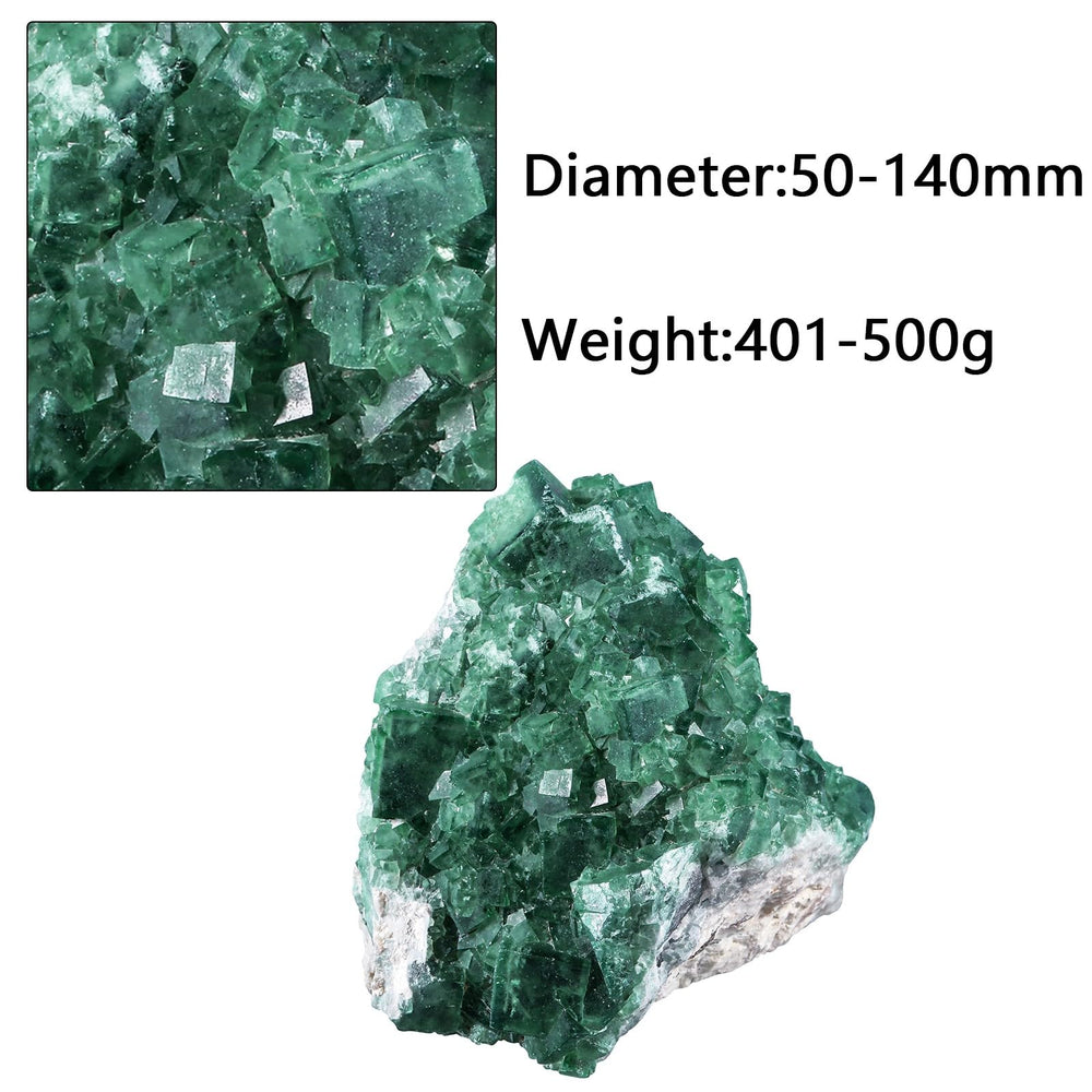 Sportmusies green fluorite crystal closeup showing natural texture and green hues.