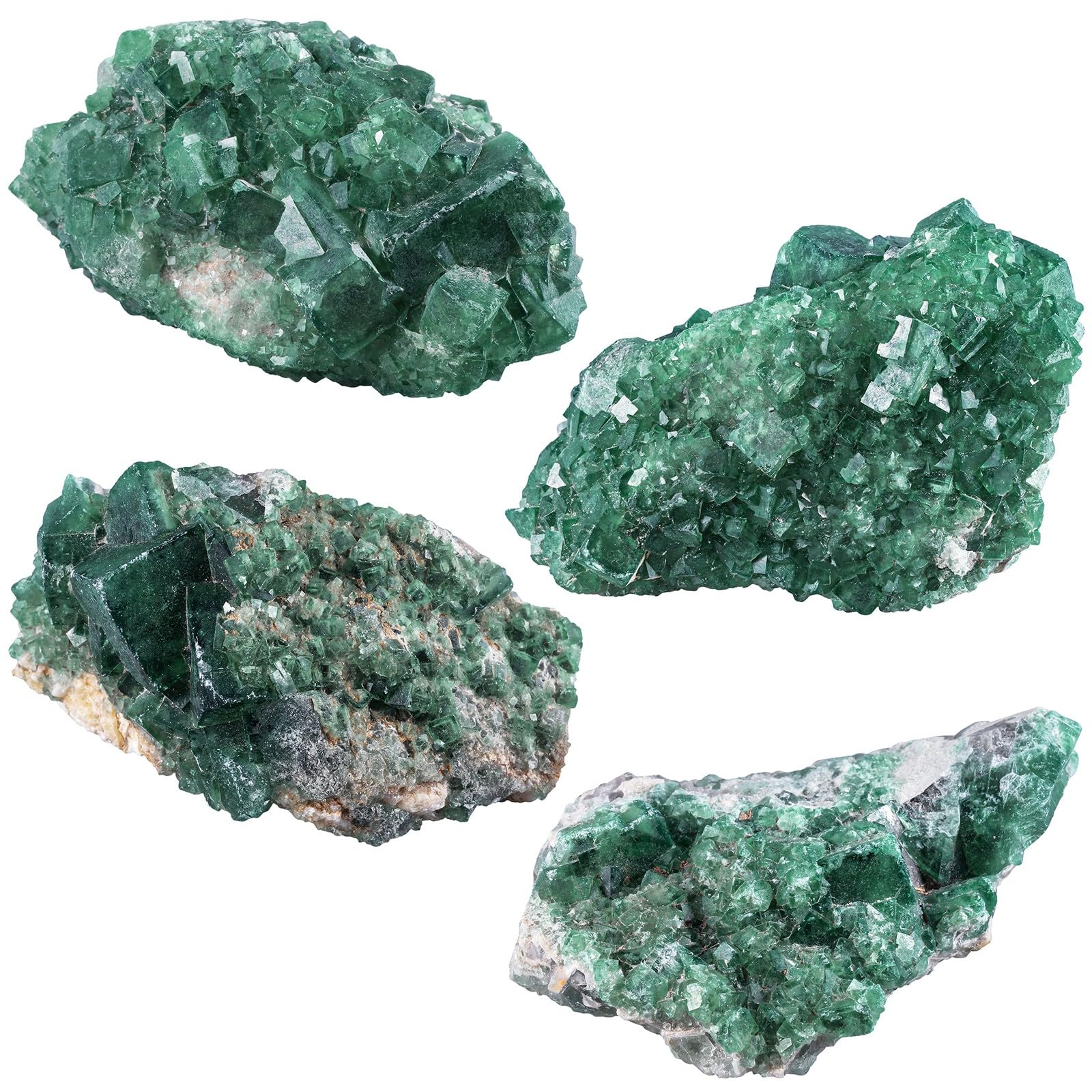 Sportmusies green fluorite office decor creates a serene workspace.