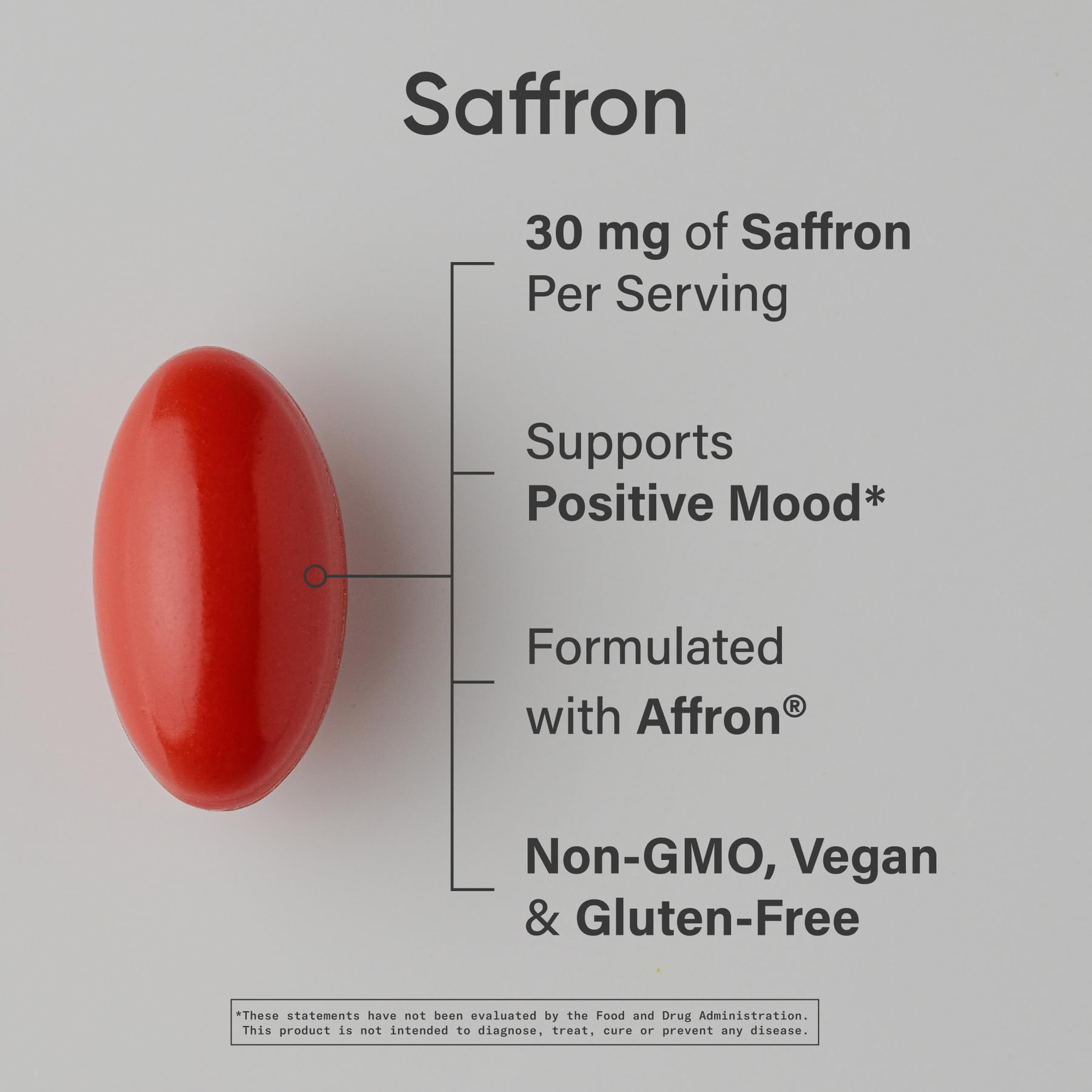 Affron saffron extract close-up highlights high-quality 3.5% Lepticrosalides.