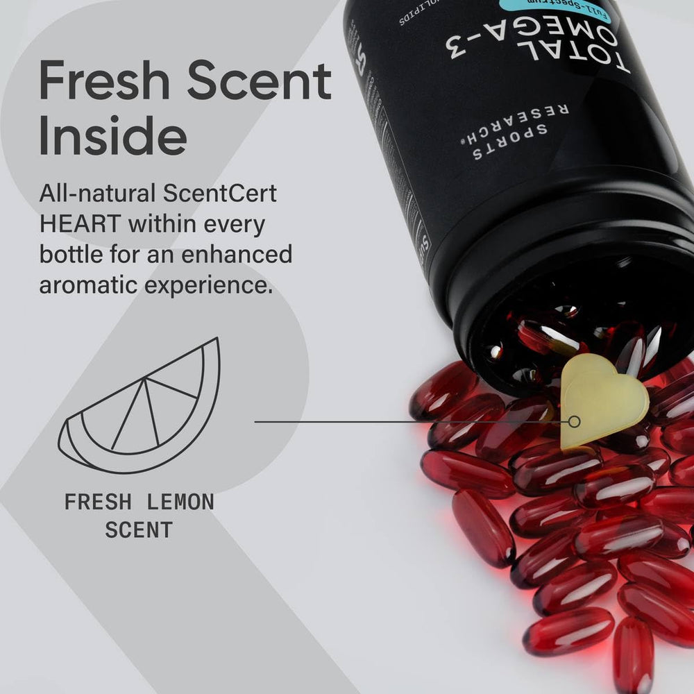 Sports Research Antarctic krill oil visual highlights sustainable sourcing within the blend