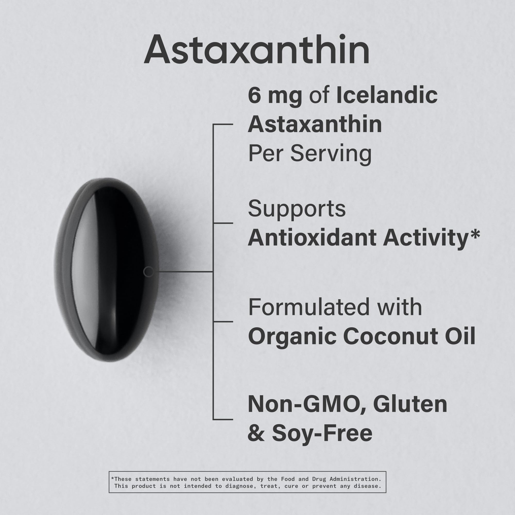Sports Research Astaxanthin softgel pour demonstrating easy daily use.