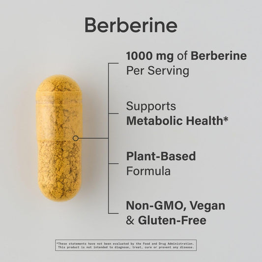 Sports Research Berberine capsules inside view showing vegan, gluten-free formula