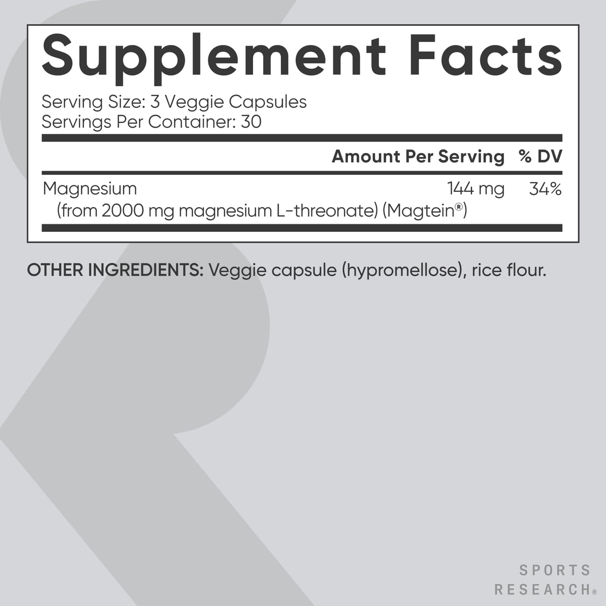 Sports Research bottle with glass of water for convenient daily supplementation