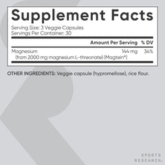 Sports Research bottle with glass of water for convenient daily supplementation