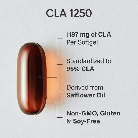 Sports Research CLA softgel capsules for ongoing wellness