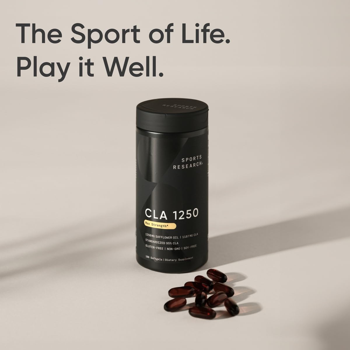 Sports Research CLA soy-free formula suitable for sensitive diets