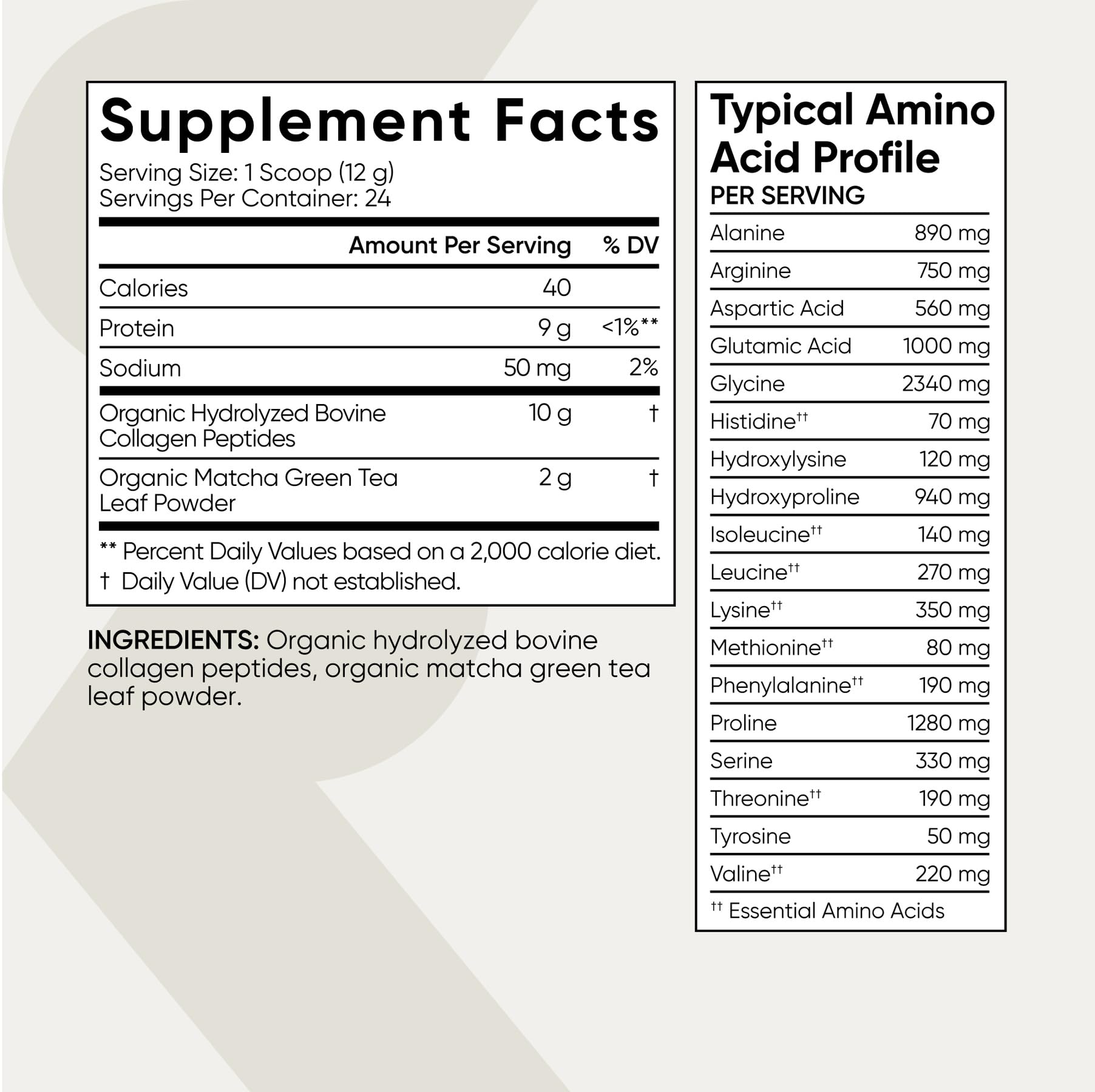 Sports Research Collagen Matcha post-workout shake ready to sip