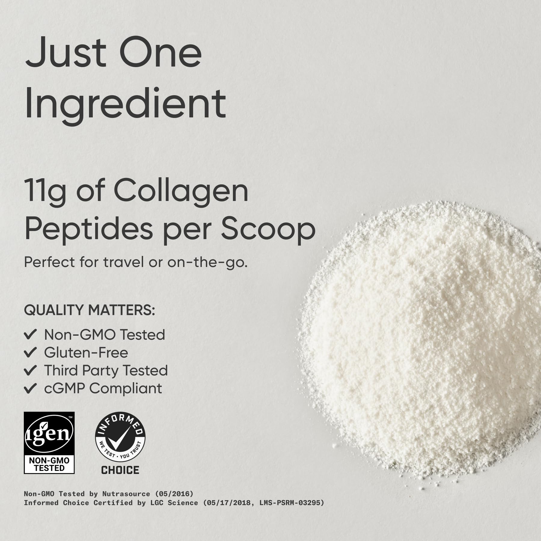 Sports Research collagen peptides mixed into coffee for easy morning nutrition