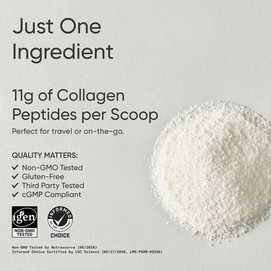 Sports Research collagen peptides mixed into coffee for easy morning nutrition