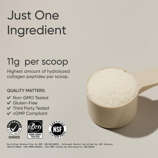 Sports Research Collagen Peptides dissolves easily in water for quick use.