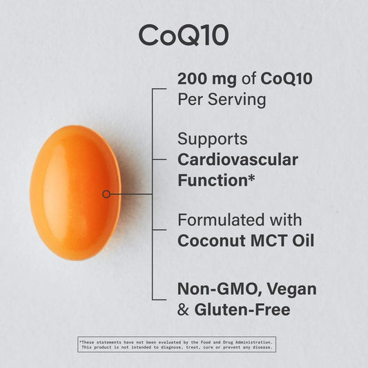 Sports Research CoQ10 veggie softgels offer easy daily wellness