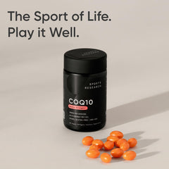 Sports Research CoQ10 third-party tested seal ensures quality