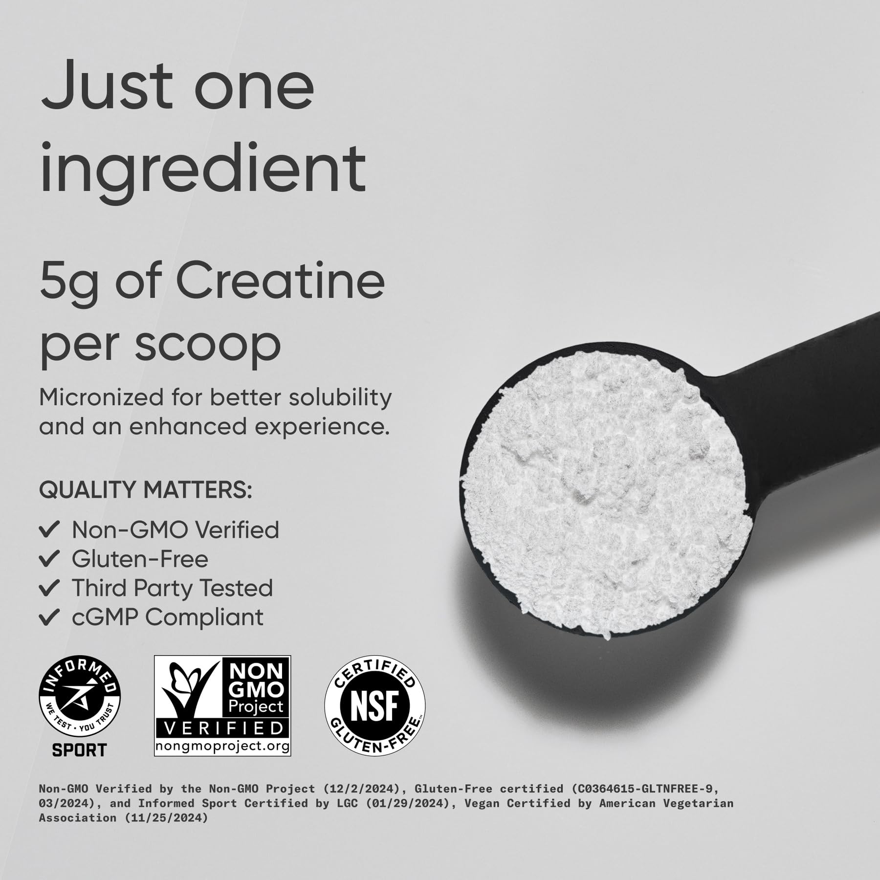 Sports Research Creatine Monohydrate shake mix prepared for a post-workout routine.