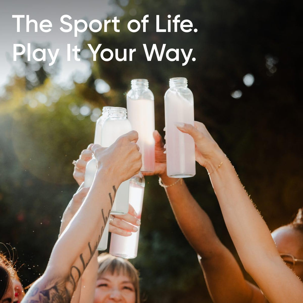 Athlete using Sports Research Hydrate Powder during a workout
