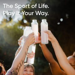 Athlete using Sports Research Hydrate Powder during a workout