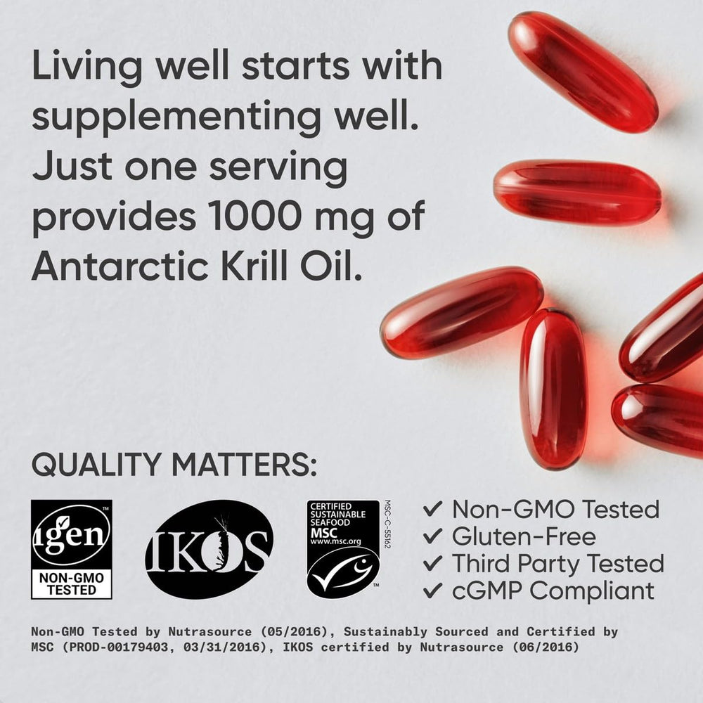 Sports Research Krill Oil being poured to illustrate easy daily use