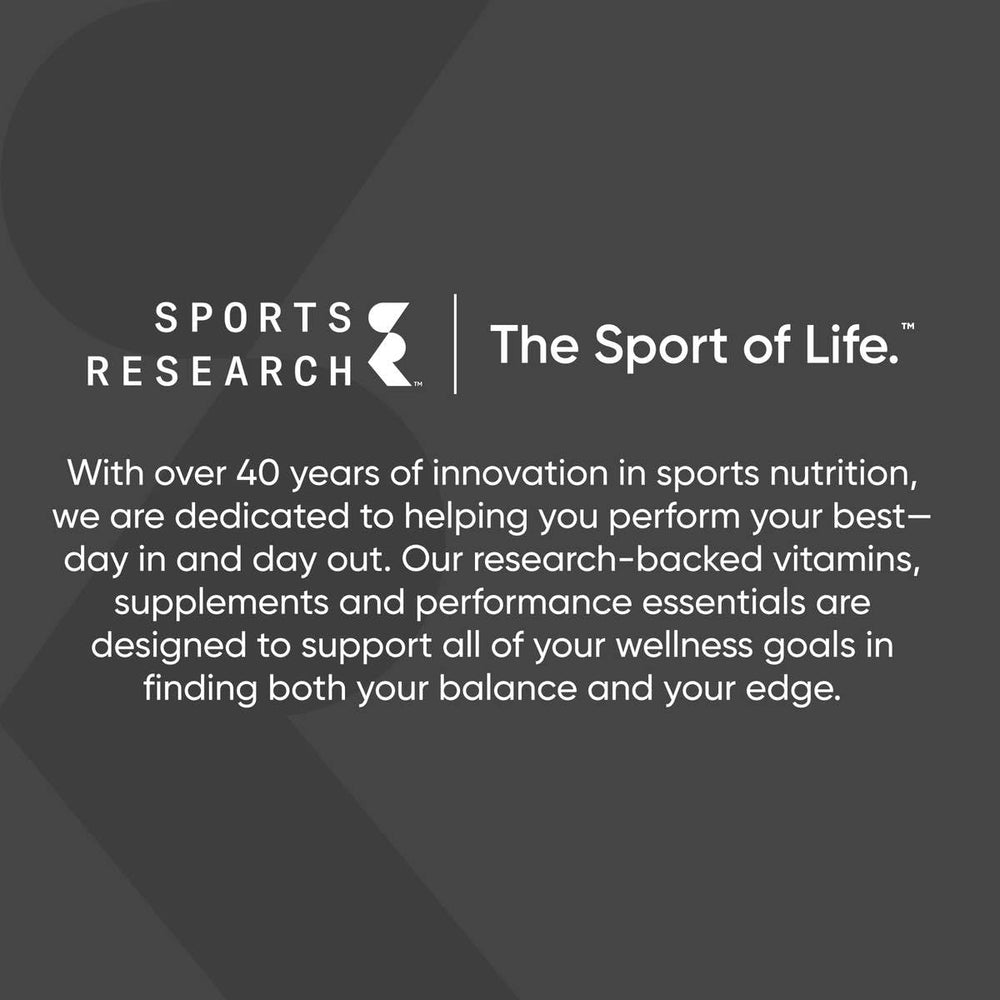 Sports Research Magnesium Glycinate coconut MCT oil inclusion shown.