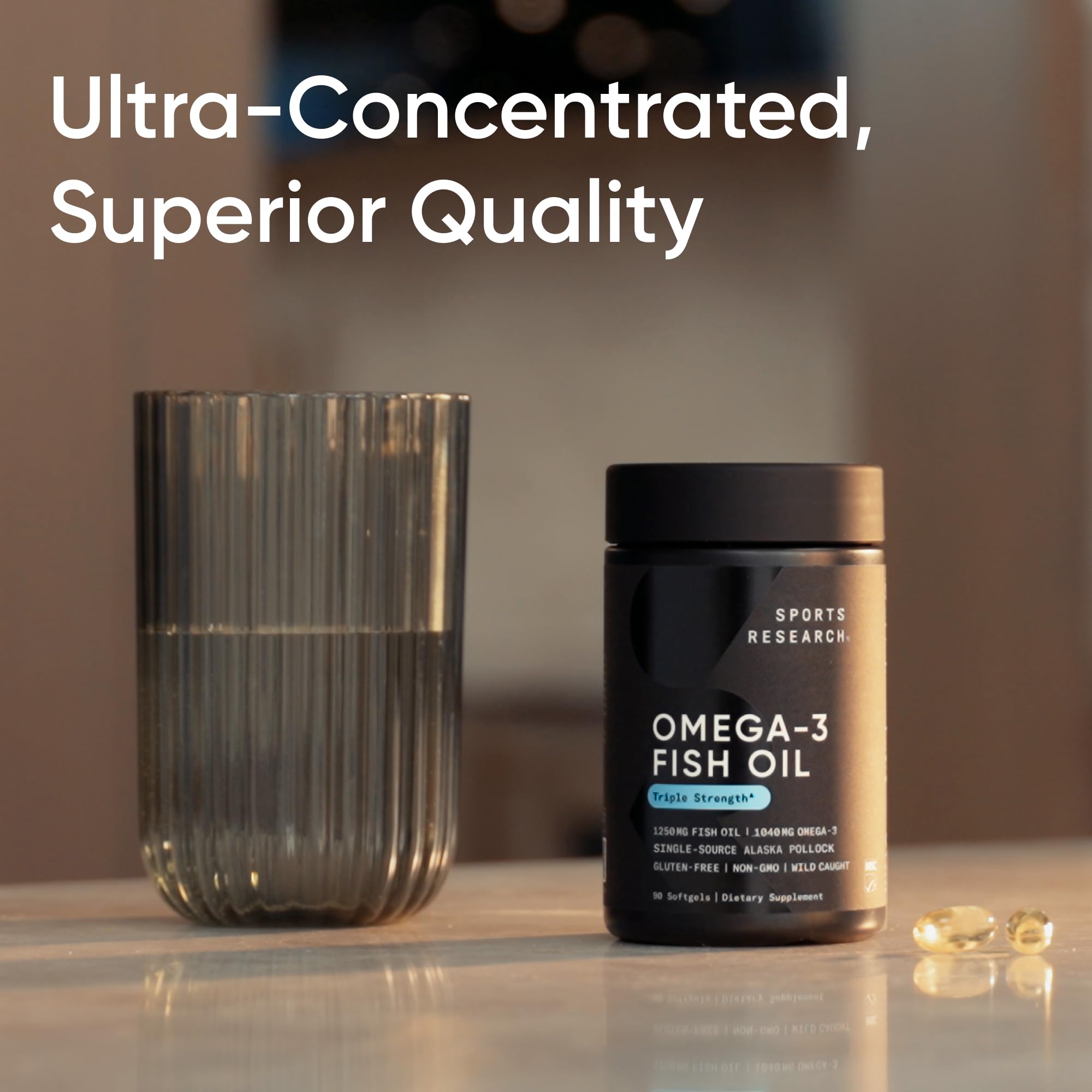 Sports Research Omega-3 packaging details freshness verification technology
