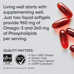 Sports Research Total Omega-3 EPA and DHA per serving details for clarity